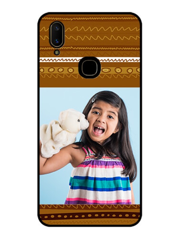 Custom Vivo V11 Custom Glass Phone Case  - Friends Picture Upload Design 