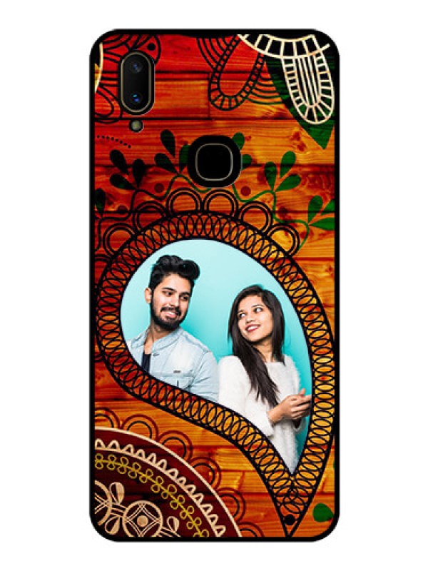 Custom Vivo V11 Personalized Glass Phone Case  - Abstract Colorful Design