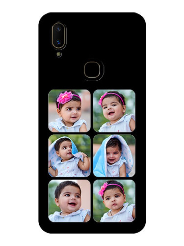 Custom Vivo V11 Photo Printing on Glass Case  - Multiple Pictures Design