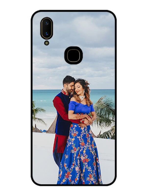 Custom Vivo V11 Photo Printing on Glass Case  - Upload Full Picture Design