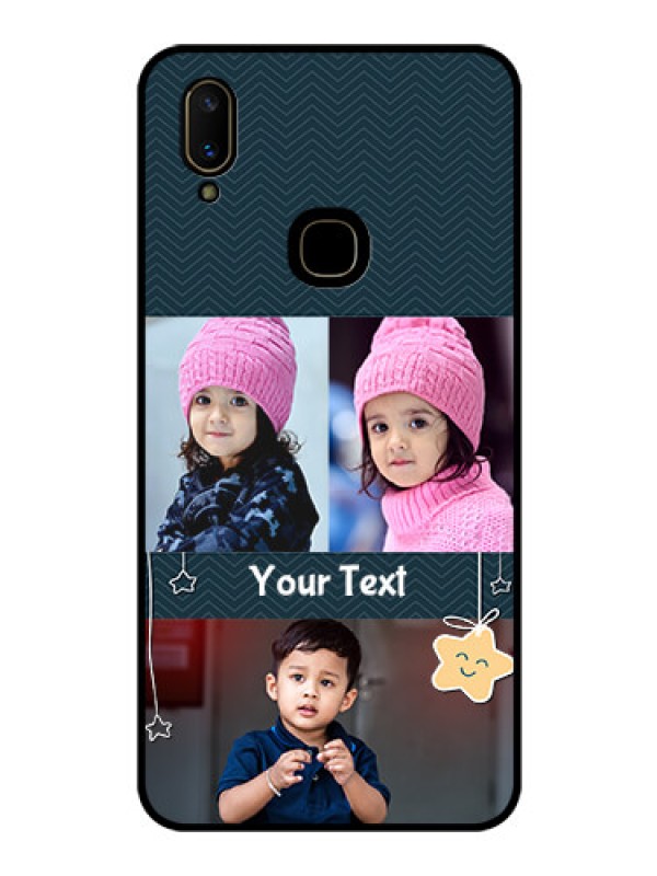 Custom Vivo V11 Custom Glass Mobile Case  - Hanging Stars Design
