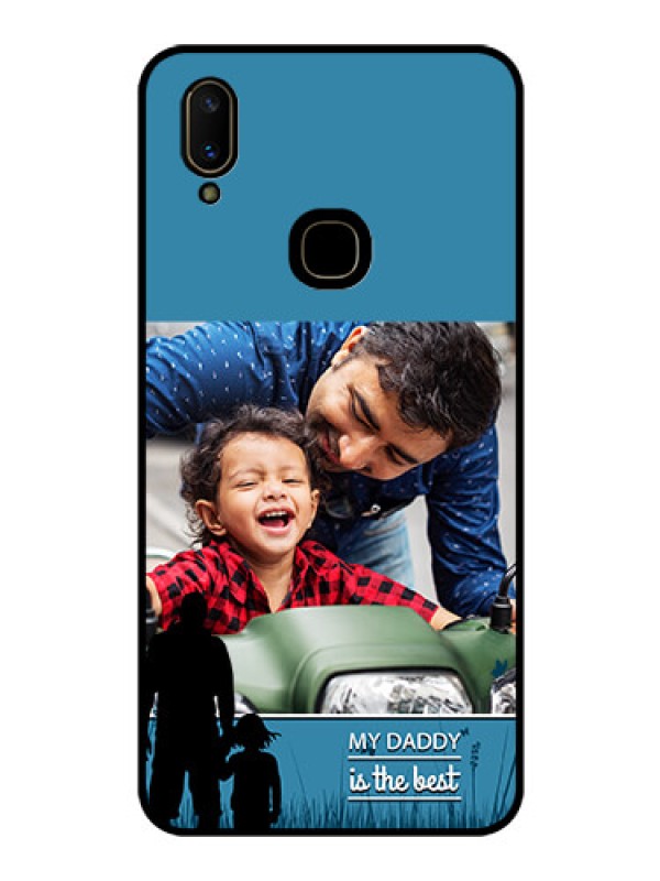 Custom Vivo V11 Custom Glass Mobile Case  - Best dad design 