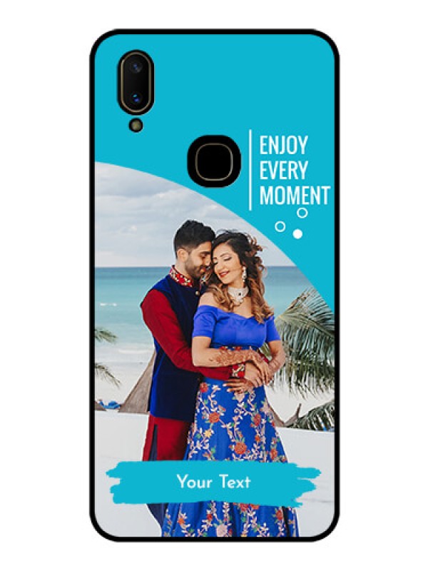 Custom Vivo V11 Custom Glass Mobile Case  - Happy Moment Design