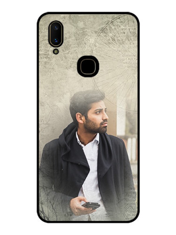 Custom Vivo V11 Custom Glass Phone Case  - with vintage design