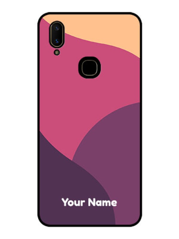 Custom Vivo V11 Custom Glass Phone Case - Mixed Multi-colour abstract art Design