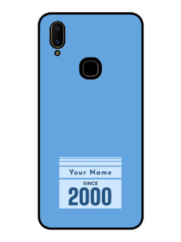 Custom Vivo V11 Custom Glass Mobile Case - Custom Year of birth Design