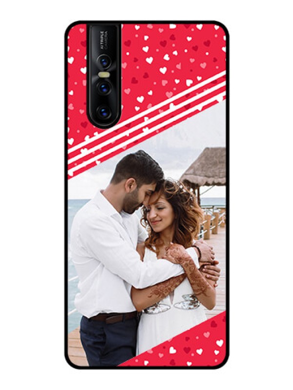 Custom Vivo V15 Pro Custom Glass Mobile Case  - Valentines Gift Design