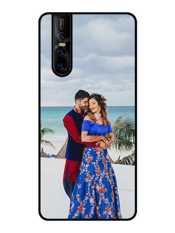 Custom Vivo V15 Pro Photo Printing on Glass Case  - Upload Full Picture Design