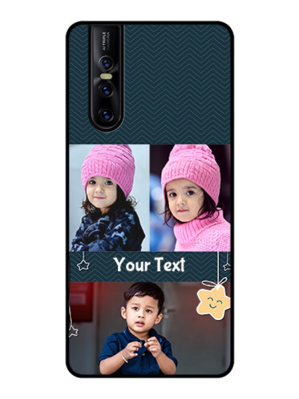 Custom Vivo V15 Pro Custom Glass Mobile Case  - Hanging Stars Design