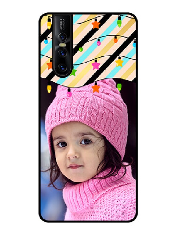 Custom Vivo V15 Pro Custom Glass Mobile Case  - Lights Hanging Design
