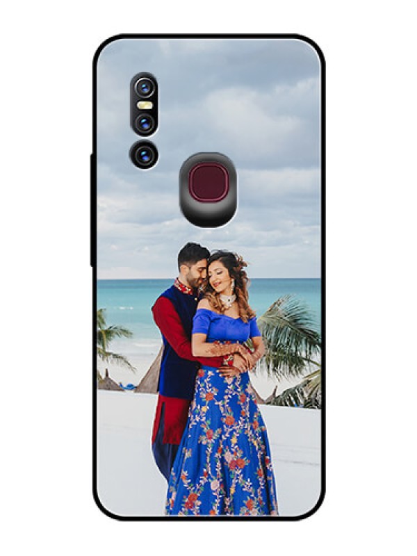 Custom Vivo V15 Photo Printing on Glass Case  - Upload Full Picture Design