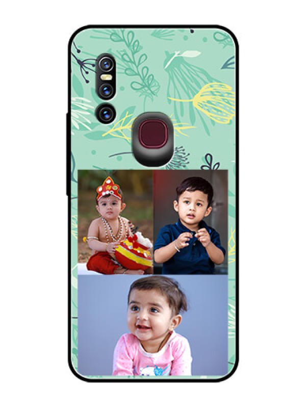 Custom Vivo V15 Photo Printing on Glass Case  - Forever Family Design 