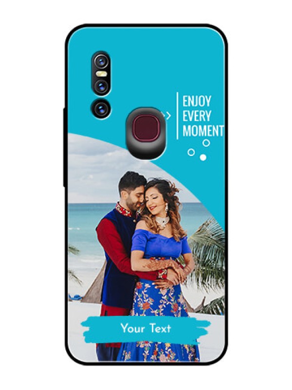 Custom Vivo V15 Custom Glass Mobile Case  - Happy Moment Design