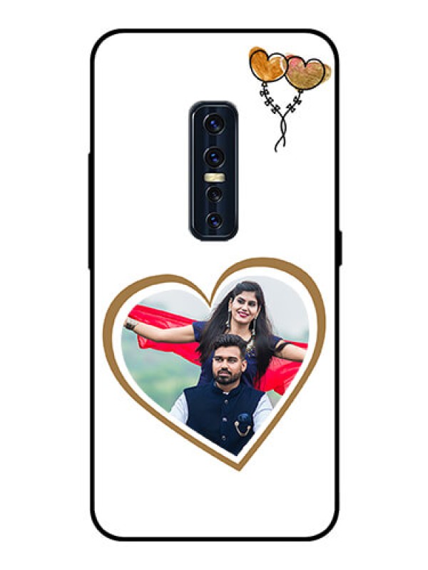 Custom Vivo V17 Pro Custom Glass Mobile Case  - You & Me Design