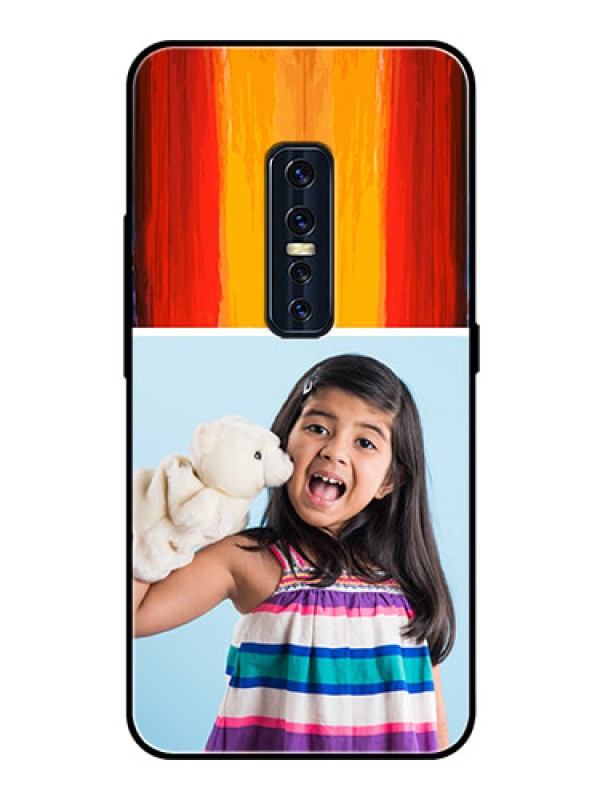 Custom Vivo V17 Pro Personalized Glass Phone Case  - Multi Color Design