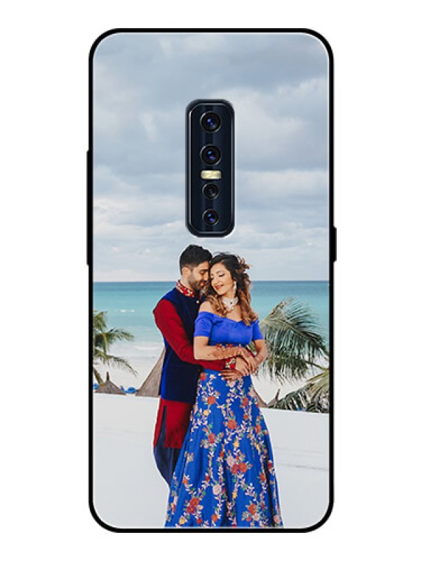 Custom Vivo V17 Pro Photo Printing on Glass Case  - Upload Full Picture Design