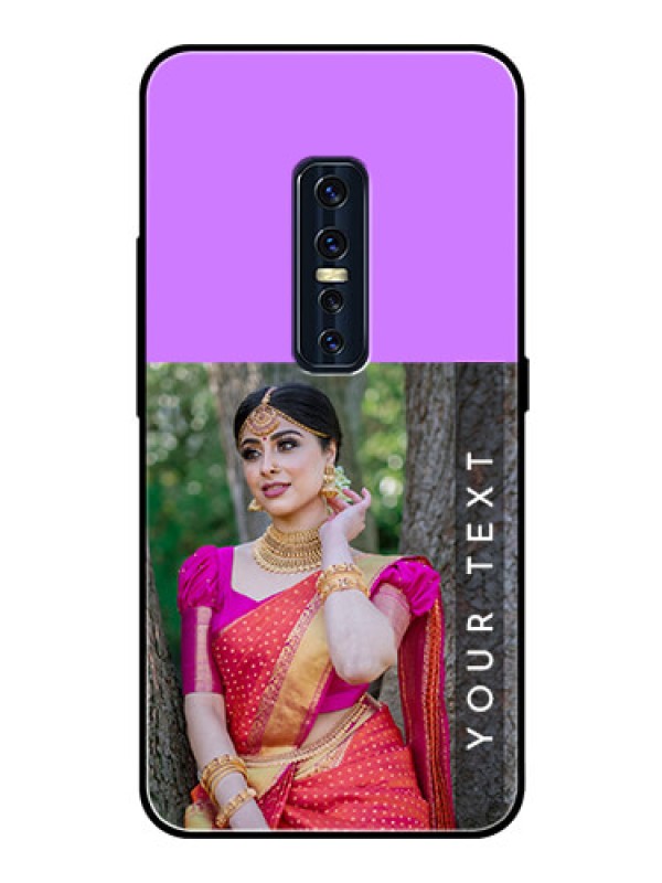 Custom Vivo V17 Pro Custom Glass Mobile Case  - Birthday Icons Design
