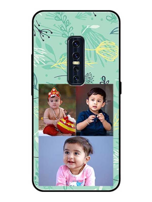 Custom Vivo V17 Pro Photo Printing on Glass Case  - Forever Family Design 