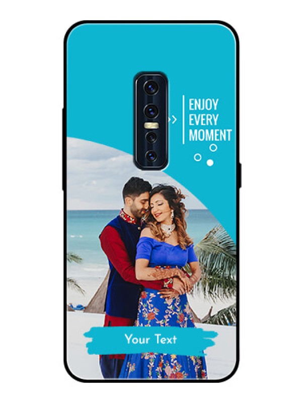 Custom Vivo V17 Pro Custom Glass Mobile Case  - Happy Moment Design