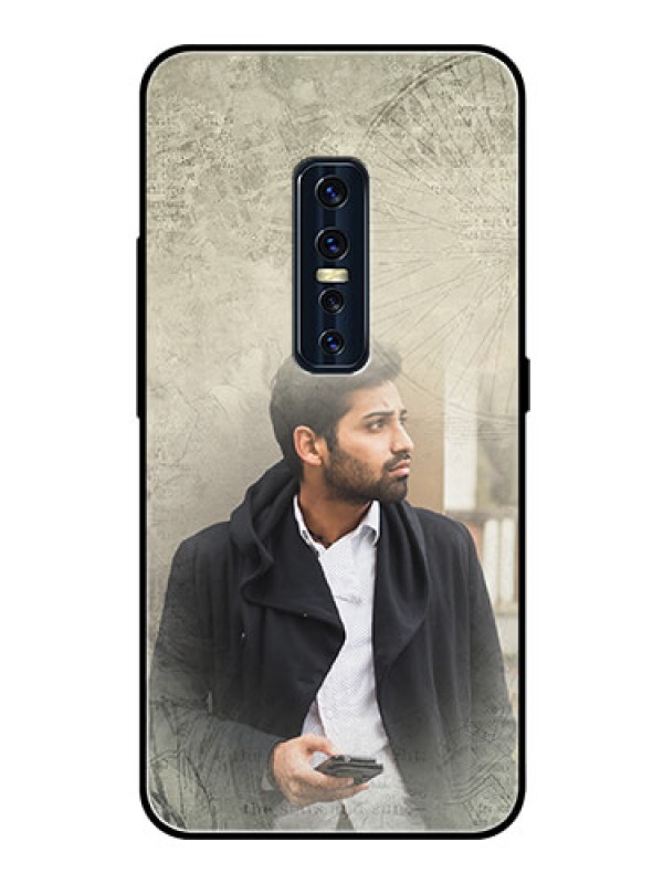 Custom Vivo V17 Pro Custom Glass Phone Case  - with vintage design