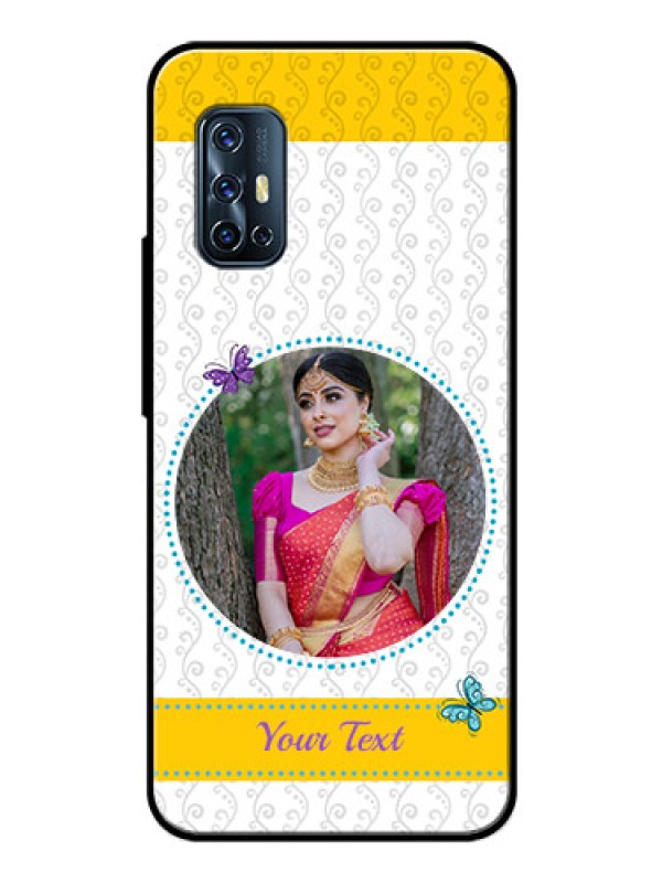 Custom Vivo V17 Custom Glass Mobile Case  - Girls Premium Case Design