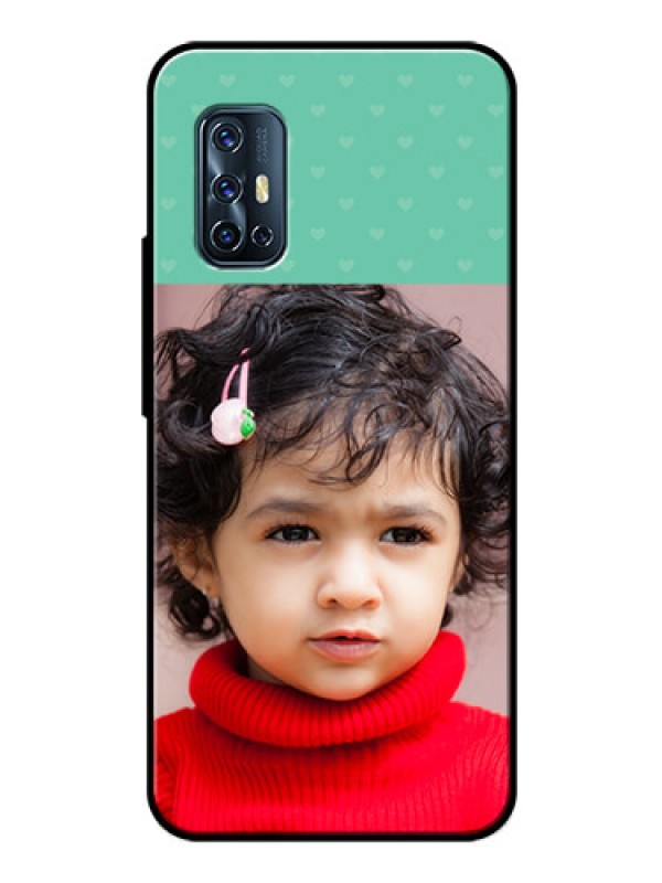 Custom Vivo V17 Custom Glass Phone Case  - Lovers Picture Design