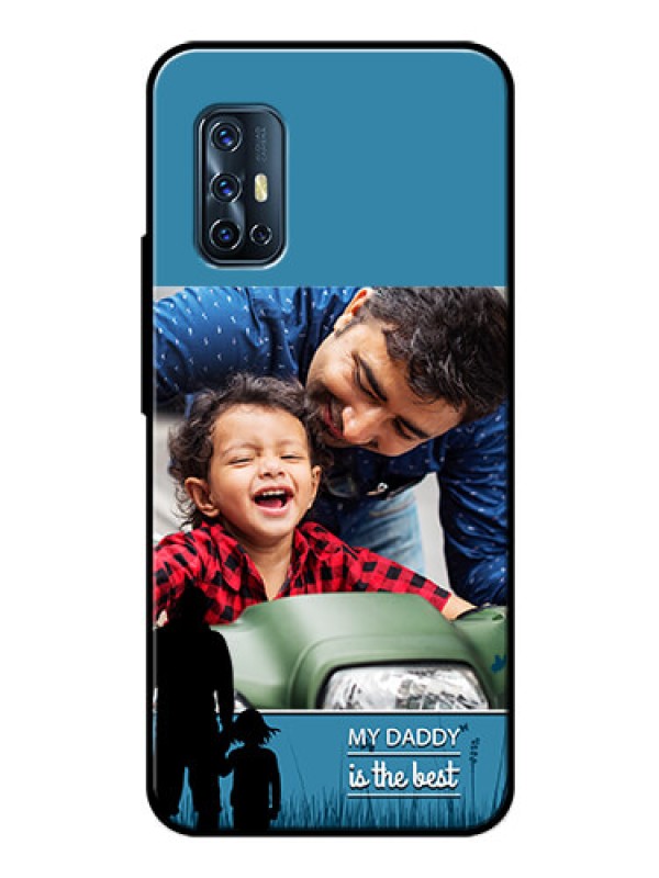 Custom Vivo V17 Custom Glass Mobile Case  - Best dad design 