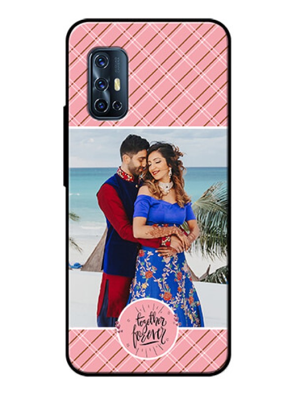 Custom Vivo V17 Personalized Glass Phone Case  - Together Forever Design