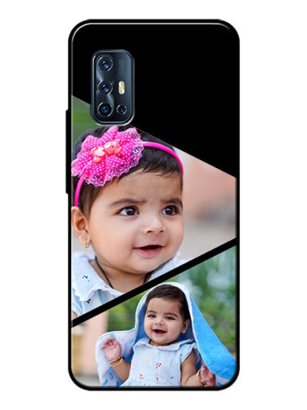 Custom Vivo V17 Custom Glass Phone Case  - Semi Cut Design