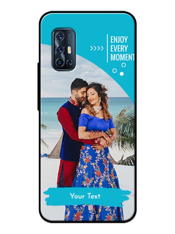 Custom Vivo V17 Custom Glass Mobile Case  - Happy Moment Design