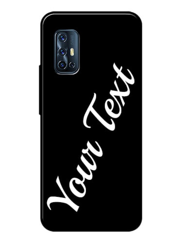 Custom Vivo V17 Custom Glass Mobile Cover with Your Name