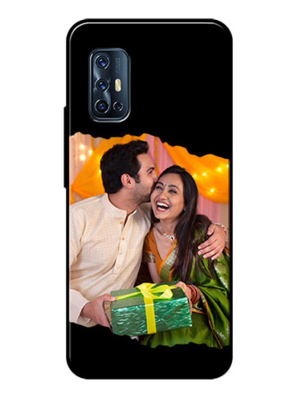 Custom Vivo V17 Custom Glass Phone Case - Tear-off Design