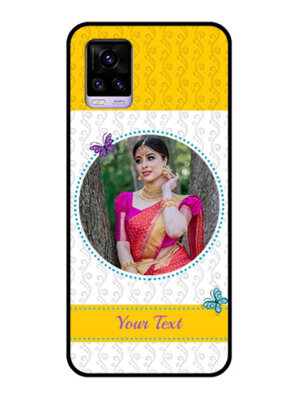 Custom Vivo V20 2021 Custom Glass Mobile Case - Girls Premium Case Design