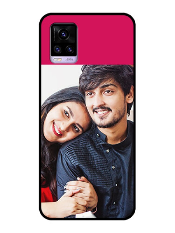 Custom Vivo V20 2021 Custom Glass Mobile Case - Anniversary Cover Design
