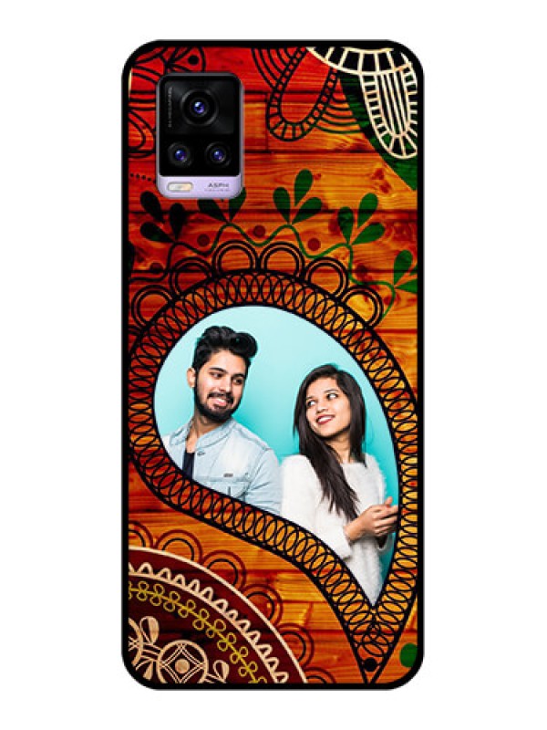 Custom Vivo V20 2021 Personalized Glass Phone Case - Abstract Colorful Design