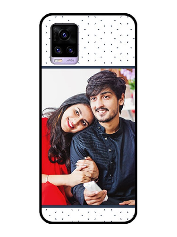 Custom Vivo V20 2021 Personalized Glass Phone Case - Premium Dot Design