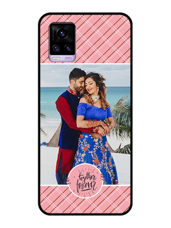 Custom Vivo V20 2021 Personalized Glass Phone Case - Together Forever Design