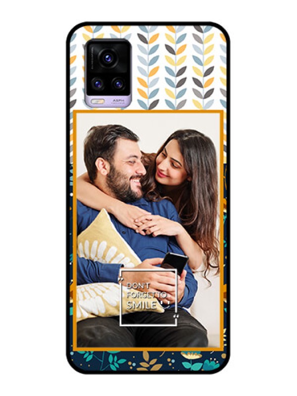Custom Vivo V20 2021 Custom Glass Mobile Case - Pattern Design