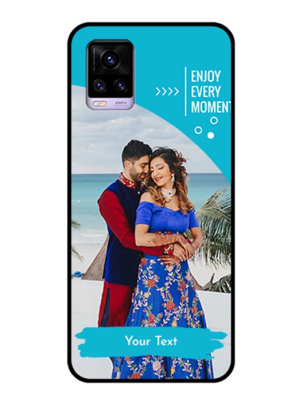 Custom Vivo V20 2021 Custom Glass Mobile Case - Happy Moment Design