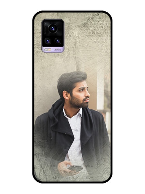 Custom Vivo V20 2021 Custom Glass Phone Case - with vintage design