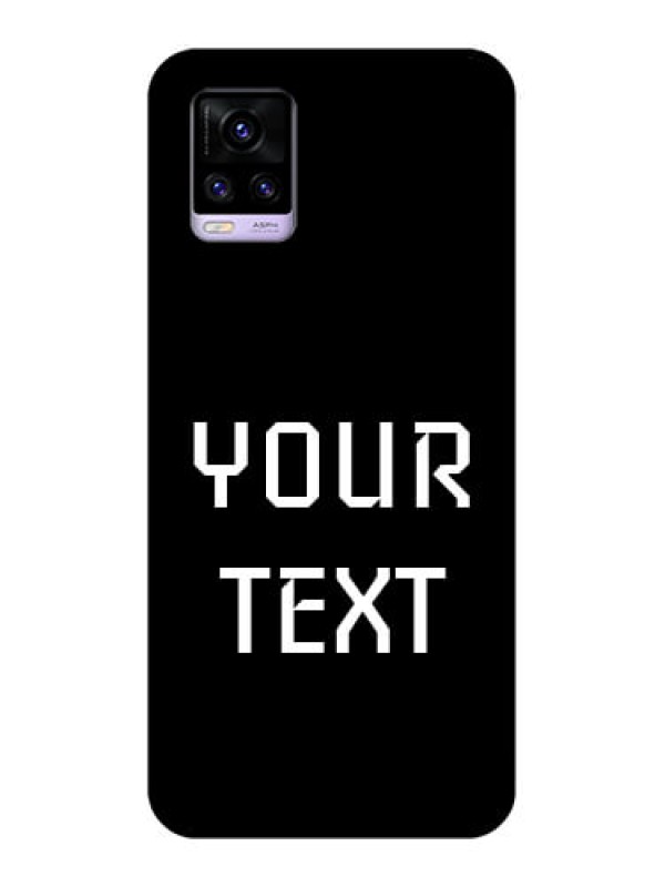 Custom Vivo V20 2021 Your Name on Glass Phone Case