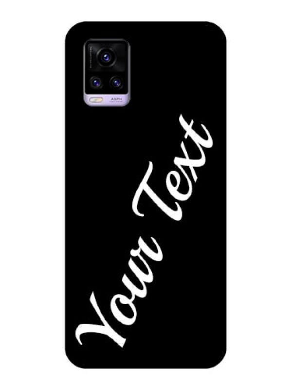 Custom Vivo V20 2021 Custom Glass Mobile Cover with Your Name