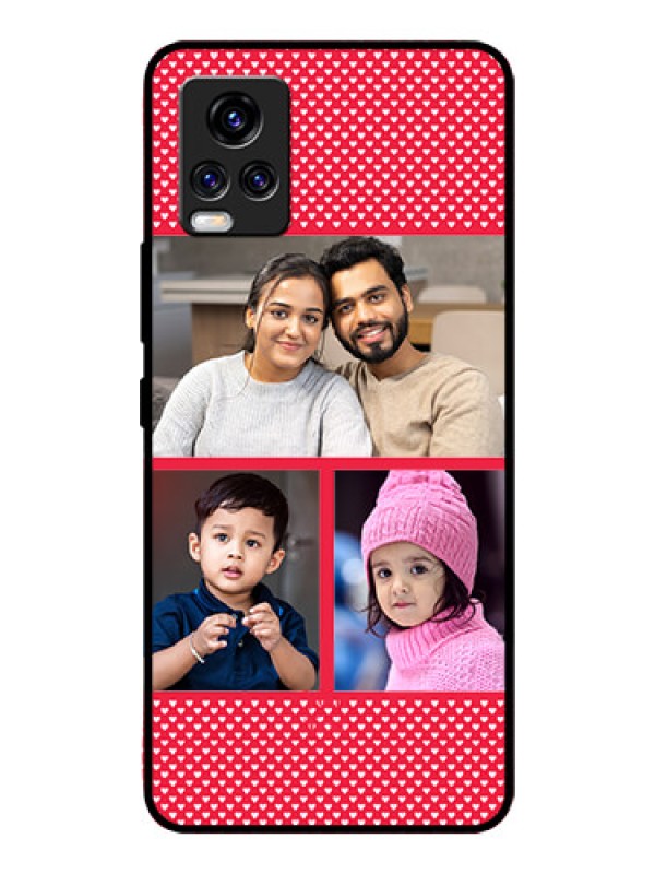 Custom Vivo V20 Pro Personalized Glass Phone Case  - Bulk Pic Upload Design