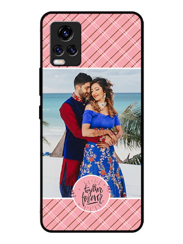 Custom Vivo V20 Pro Personalized Glass Phone Case  - Together Forever Design