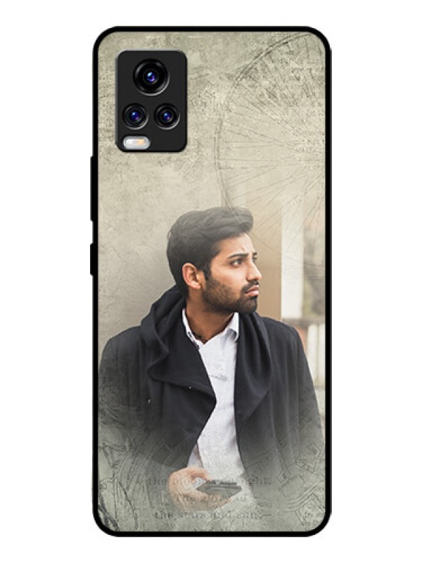 Custom Vivo V20 Pro Custom Glass Phone Case  - with vintage design