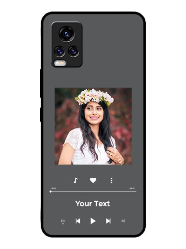 Custom Vivo V20 Pro Custom Glass Mobile Case - Play The Music Design