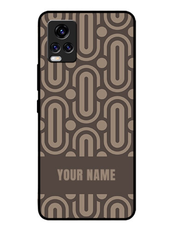Custom Vivo V20 Pro Custom Glass Phone Case - Captivating Zero Pattern Design