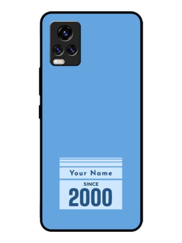 Custom Vivo V20 Pro Custom Glass Mobile Case - Custom Year of birth Design