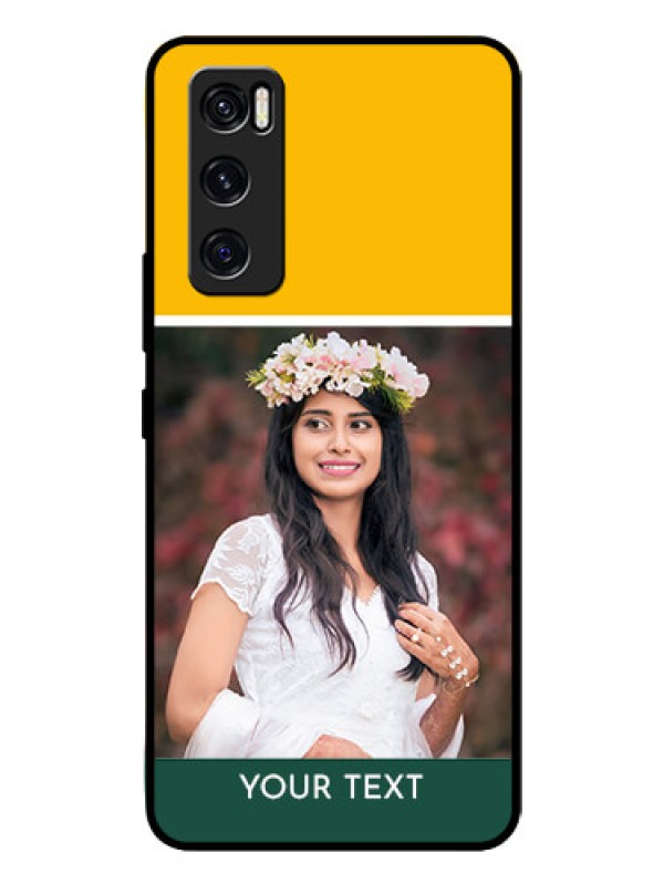 Custom Vivo V20 Se Photo Printing on Glass Case  - Love You Design