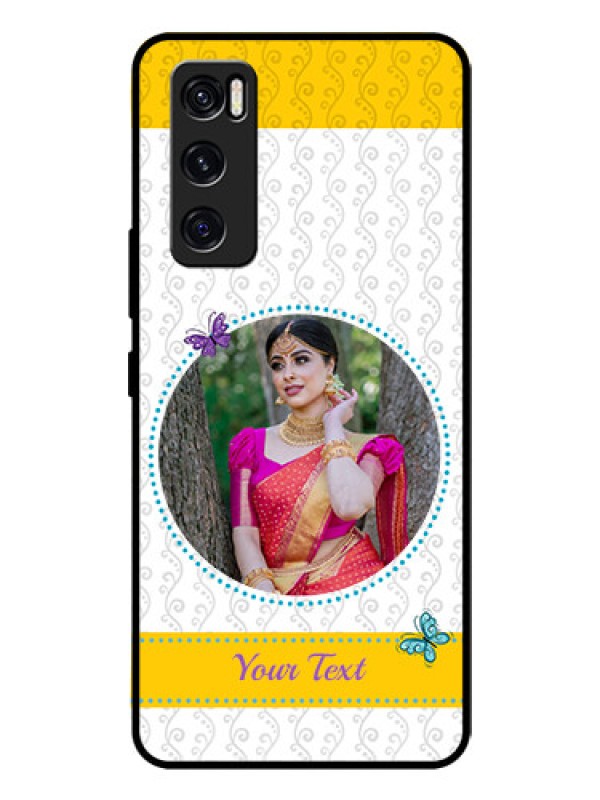Custom Vivo V20 Se Custom Glass Mobile Case  - Girls Premium Case Design